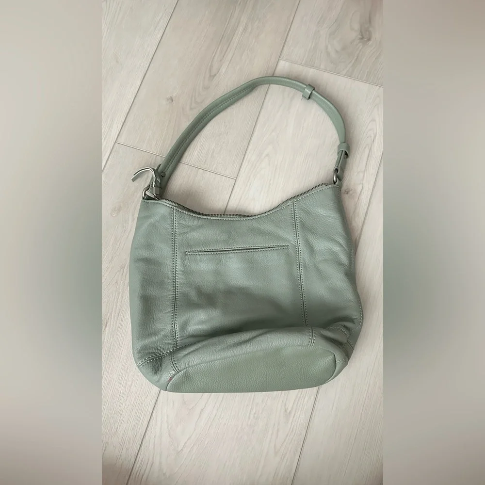 The Sak Sage Green Leather Shoulder Hobo